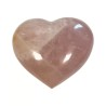 Roze kwarts edelsteen hart 550-750 gram