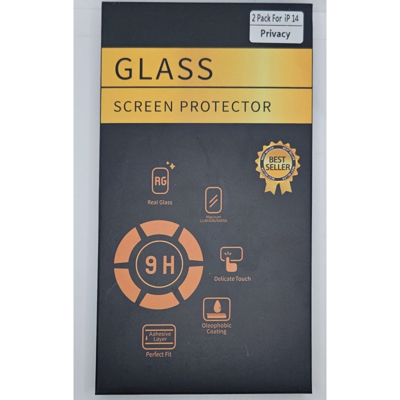 Apple Iphone 14 Privacy Glass Screen Protector/ Apple Iphone 14 Private Screen Protector 2 stks in 1 doos 8 euro!!!!! TIP