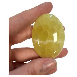 Calciet lemon handsteen