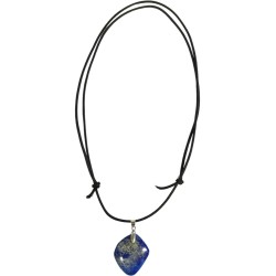 Lapis Lazuli stoere hanger aan koord