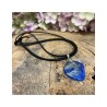 Lapis Lazuli stoere hanger aan koord