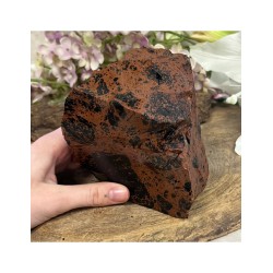 Obsidiaan mahonie ruw stuk nr.01