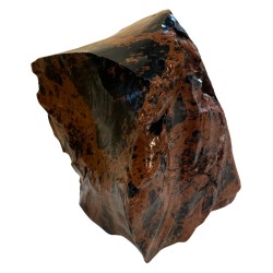 Obsidiaan mahonie ruw stuk nr.01