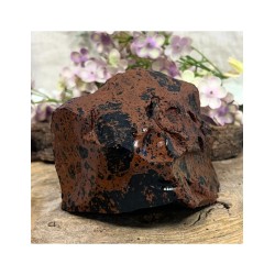 Obsidiaan mahonie ruw stuk nr.01