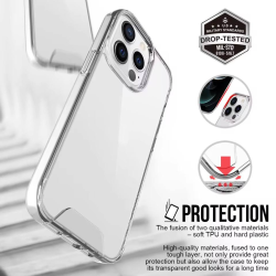 Iphone 15 Bumper Transparant Military Shock Proof