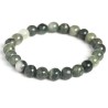 Stones for Health Groene Jasper edelstenen armband 6 mm kralen / Size 17 cm