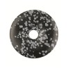 Obsidiaan sneeuwvlok donut 50 mm