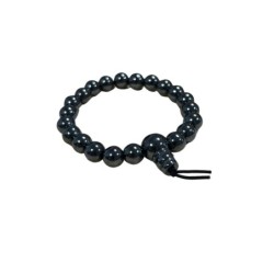 Hematiet powerbead armband + kaart