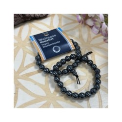 Hematiet powerbead armband + kaart