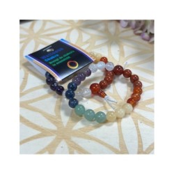 Chakra powerbead armband + kaart