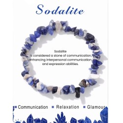 Sodaliet Edelstenen Armband...