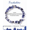 Sodaliet Edelstenen Armband size 19 cm