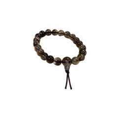 Rookkwarts powerbead armband + kaart