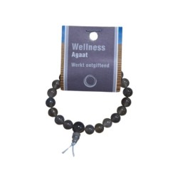 Agaat powerbead armband + kaart