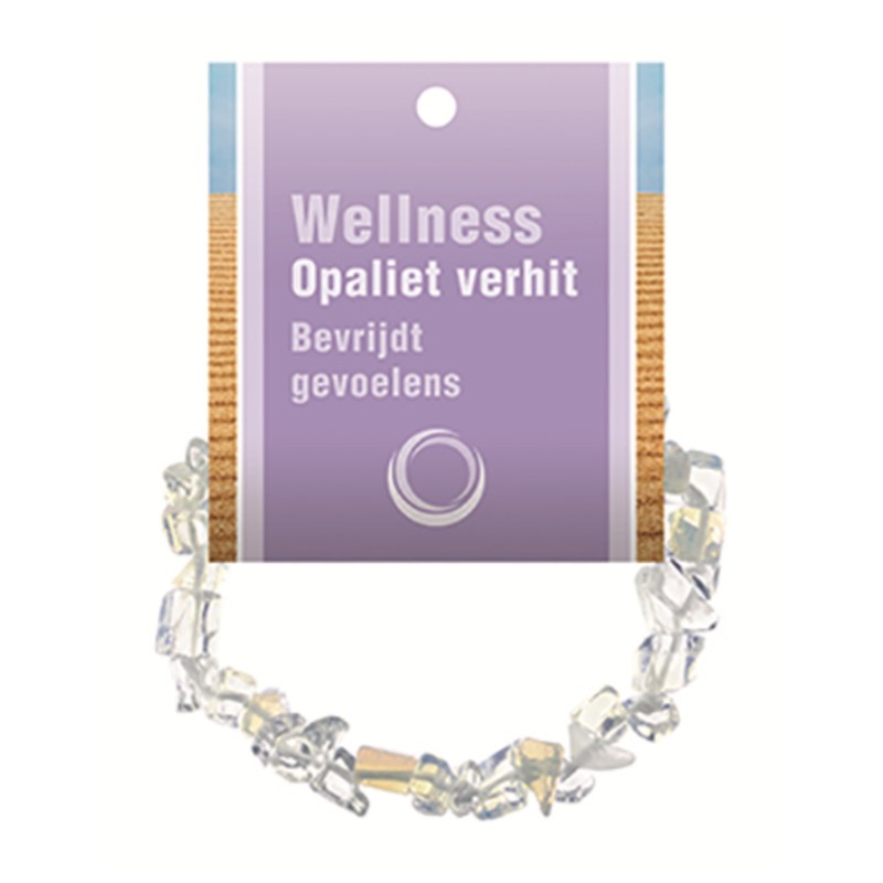 Opaliet splitarmband + kaart (synth)