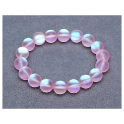 Stones for Health Roze Maansteen 8 mm kralen / size 18 cm