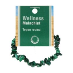 Malachiet splitarmband + kaart