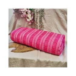 YogaStyles Bolster ovaal roze & wit