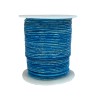 Leren koord rol 1,5mm 50m blauw