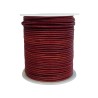 Leren koord rol 1,5mm 50m rood