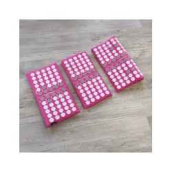 YogaStyles Spijkermat 3-Fold / Acupressuur mat roze