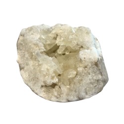 Bergkristal/Calciet geode nr.01