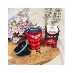 Yogi Tea Set Thermos Beker + 1 pakje Maca Chai