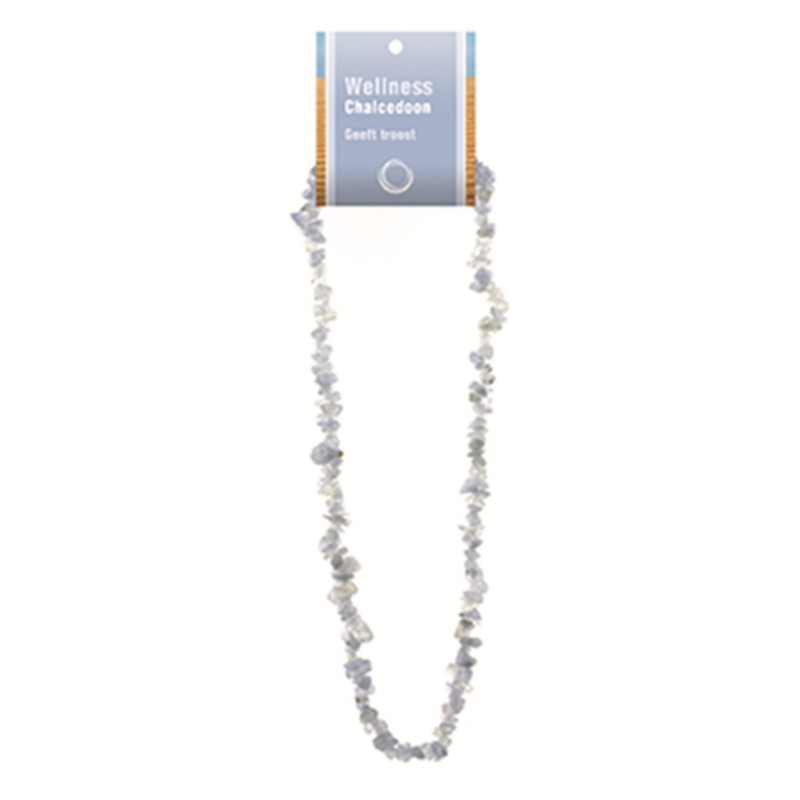 Chalcedoon splitketting + kaart