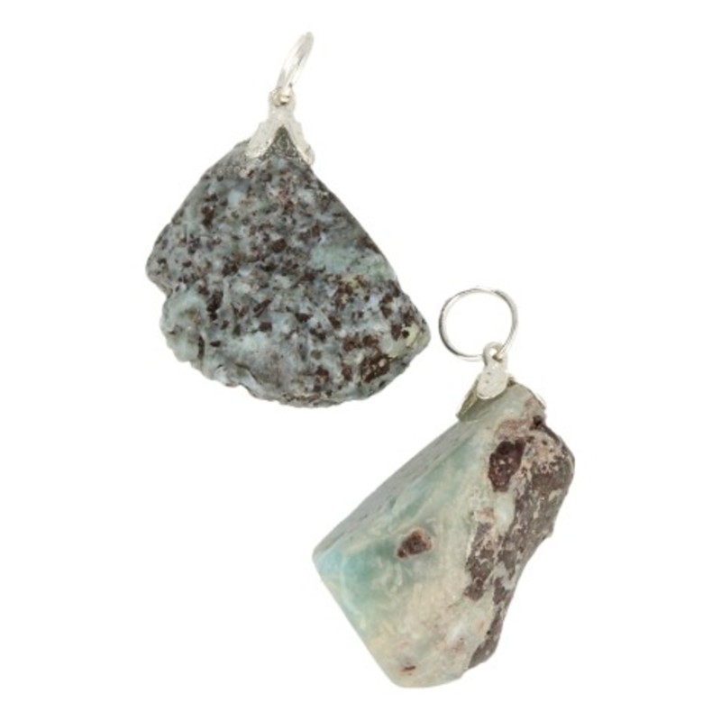 Larimar edelsteen hanger