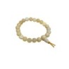 Calciet geel powerbead armband + kaart