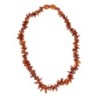 Barnsteen babyketting cognac