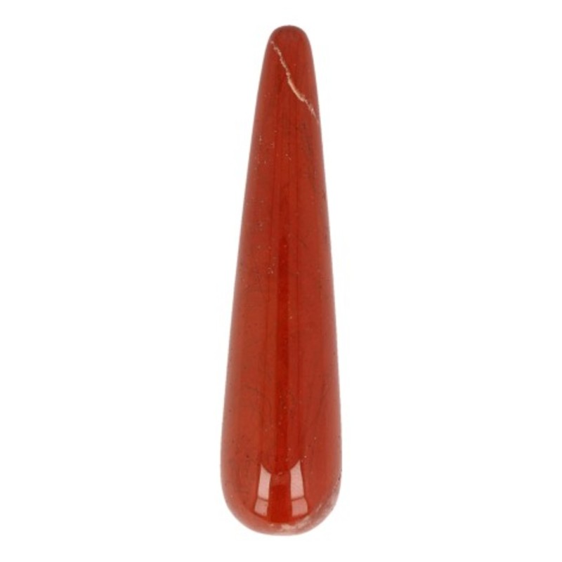 Jaspis rood massage griffel 7,5 cm