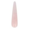 Roze kwarts massage griffel 7,5 cm