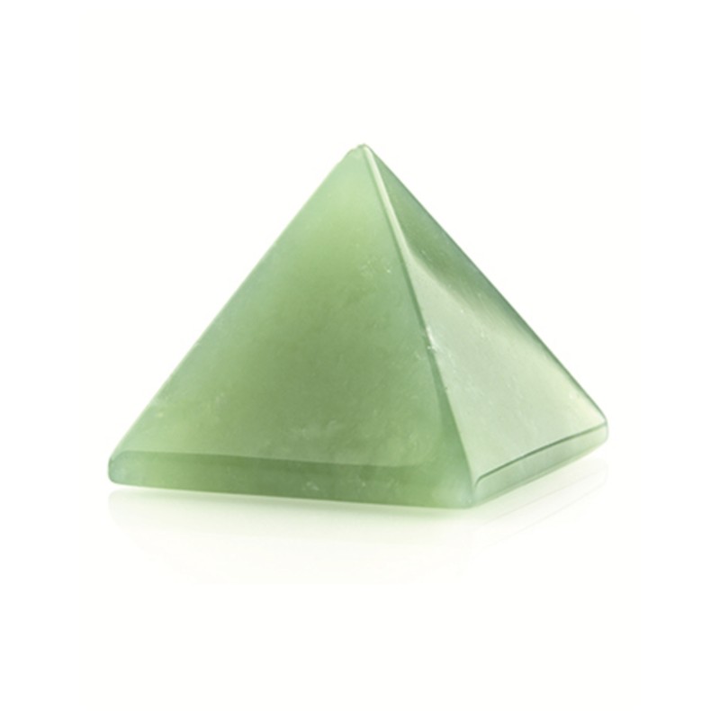 Jade Serpentijn edelsteen piramide 25 mm