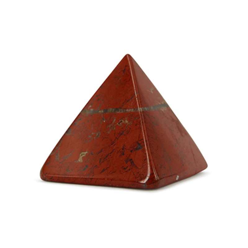 Jaspis rood piramide 25 mm edelsteen