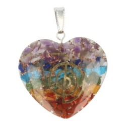 Orgonite Chakra hart hanger