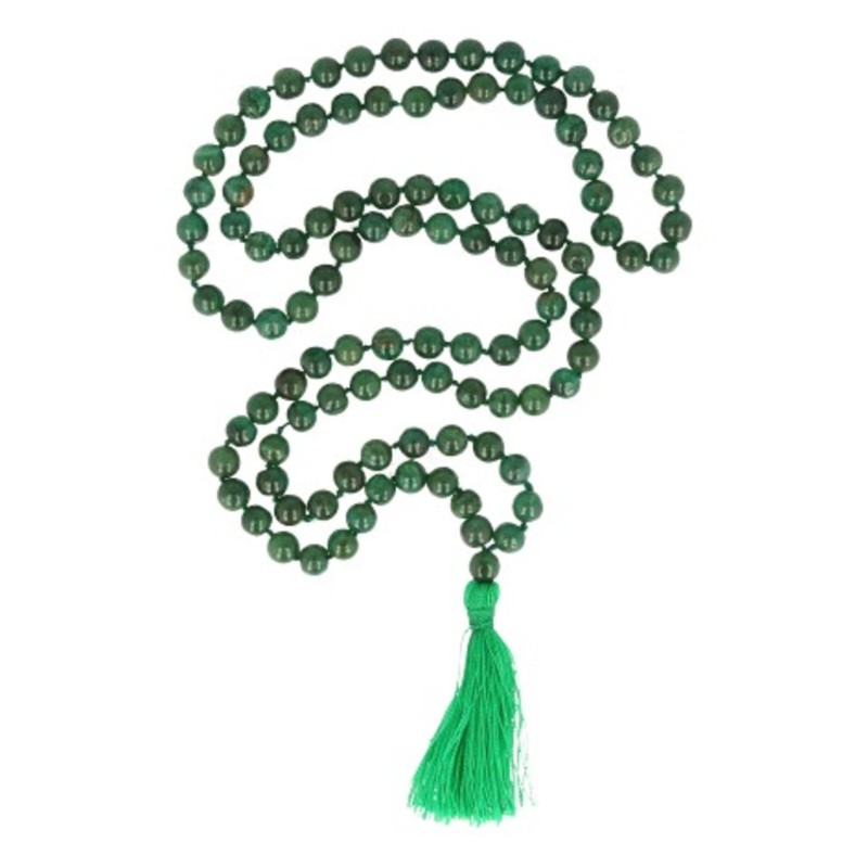 Aventurijn groen mala ketting