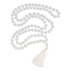 Bergkristal mala ketting