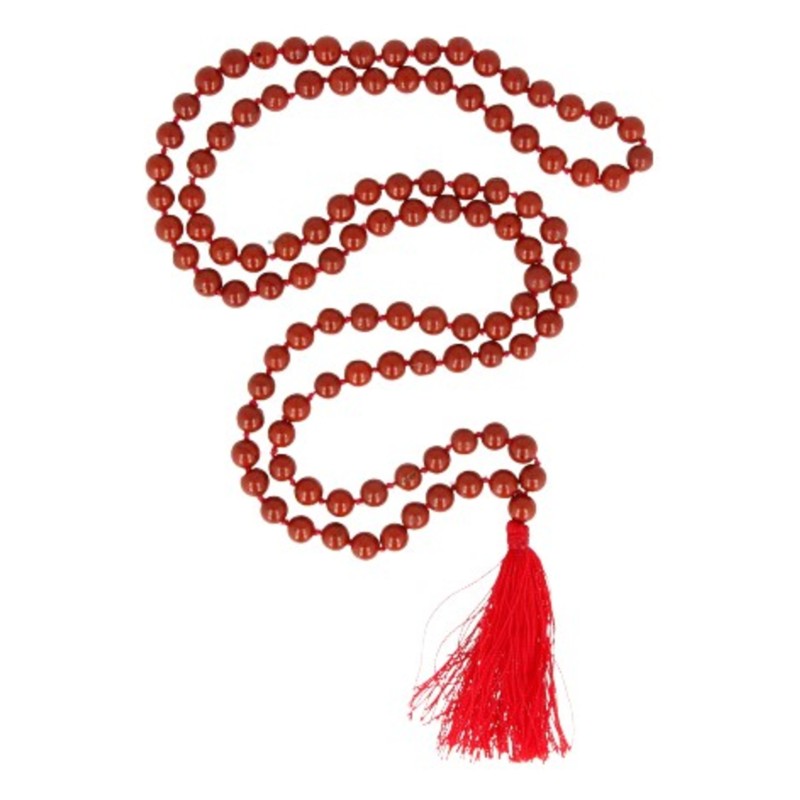 Jaspis rood mala ketting