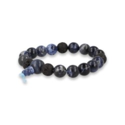 Sodaliet powerbead mannen armband