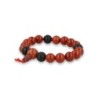 Jaspis rood powerbead mannen armband