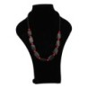 Ketting Onyx / Koraal (imitatie)