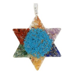 Orgonite Chakra ster hanger