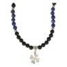 Onyx / Lapis Lazuli edelsteen ketting mannen