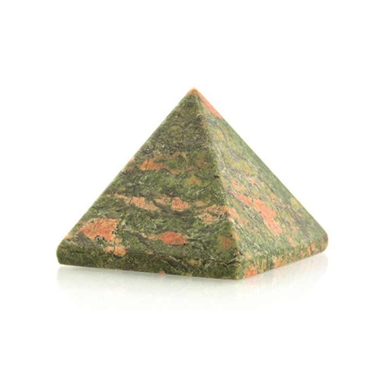 Unakiet piramide 30 mm edelsteen