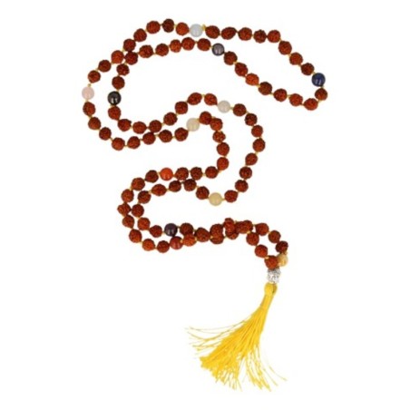 Chakra Rhudraksha mala ketting