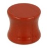 Plug oorpiercing 12 mm Jaspis rood