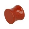 Plug oorpiercing 12 mm Jaspis rood