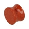 Plug oorpiercing 16 mm Jaspis rood