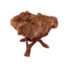 Houten standaard 3-poot groot 14-16 cm - Edelstenen & Spirituele Tools | Stonesforhealth.nl